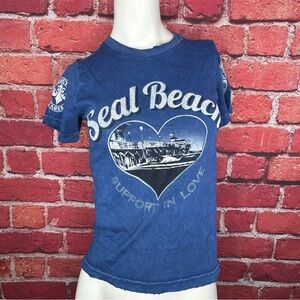 Affliction Women’s Short Sleeve Graphic T-Shirt -Size: Large -NWT